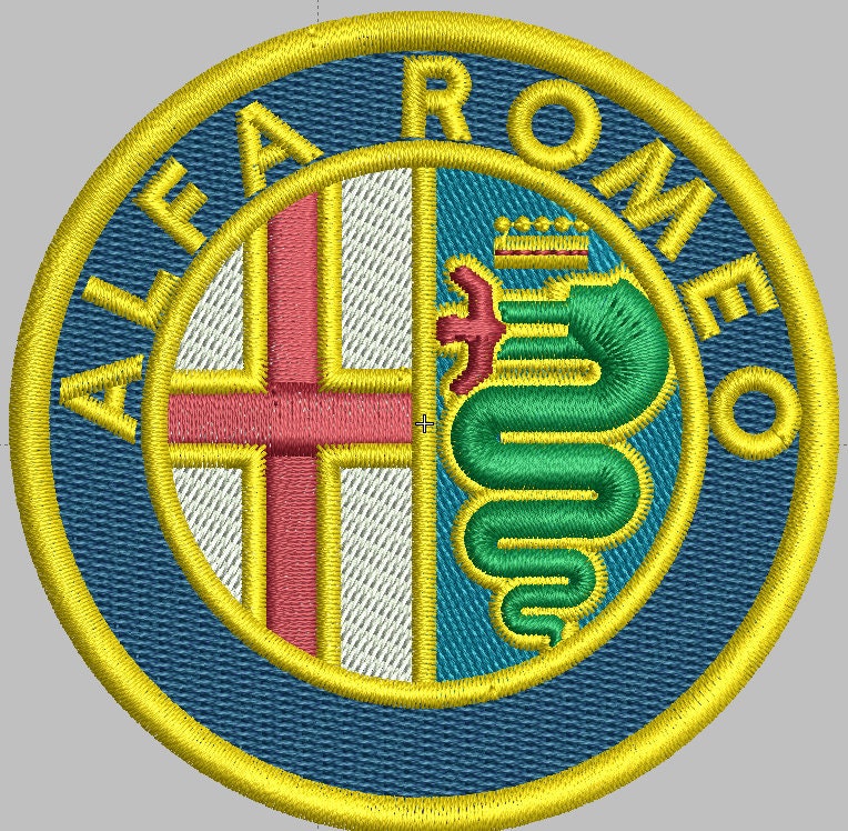 Alfa Romeo Embroidery Design, Alfa Romeo DST Etsy