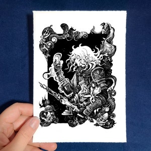 Link Postcard Print - The Legend of Zelda Tears of the Kingdom Poster - 5x7&quot; - Zelda Link Bookmark - Link Mini Print