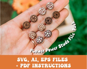 Free Free 110 Free Flower Earring Svg SVG PNG EPS DXF File