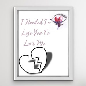Selena Gomez Lose you to Love me/Original wall art/Decor for teen room
