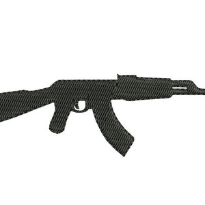 Diseño de bordado Ak-47 para el bordado a máquina. imagen 1