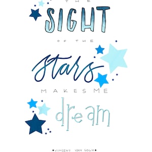 Decorative Vincent Van Gogh Quote