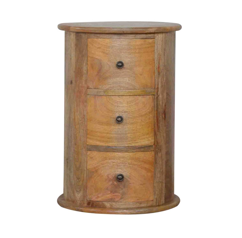 Drum Chest of Drawers Tallboy Slim Drawers Chest With 3 Etsy UK