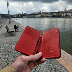 Cartera de motociclista hecha a mano