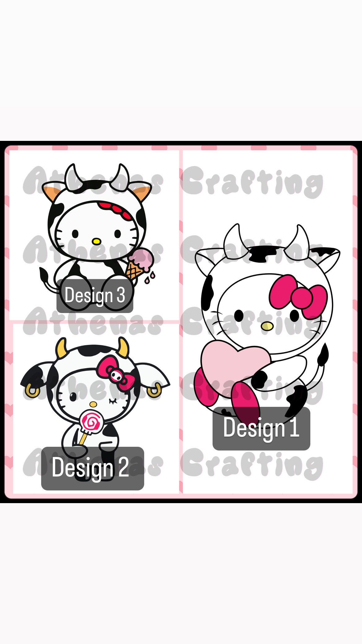 Hello kitty cow print wallpaper <3 : r/Kawaii