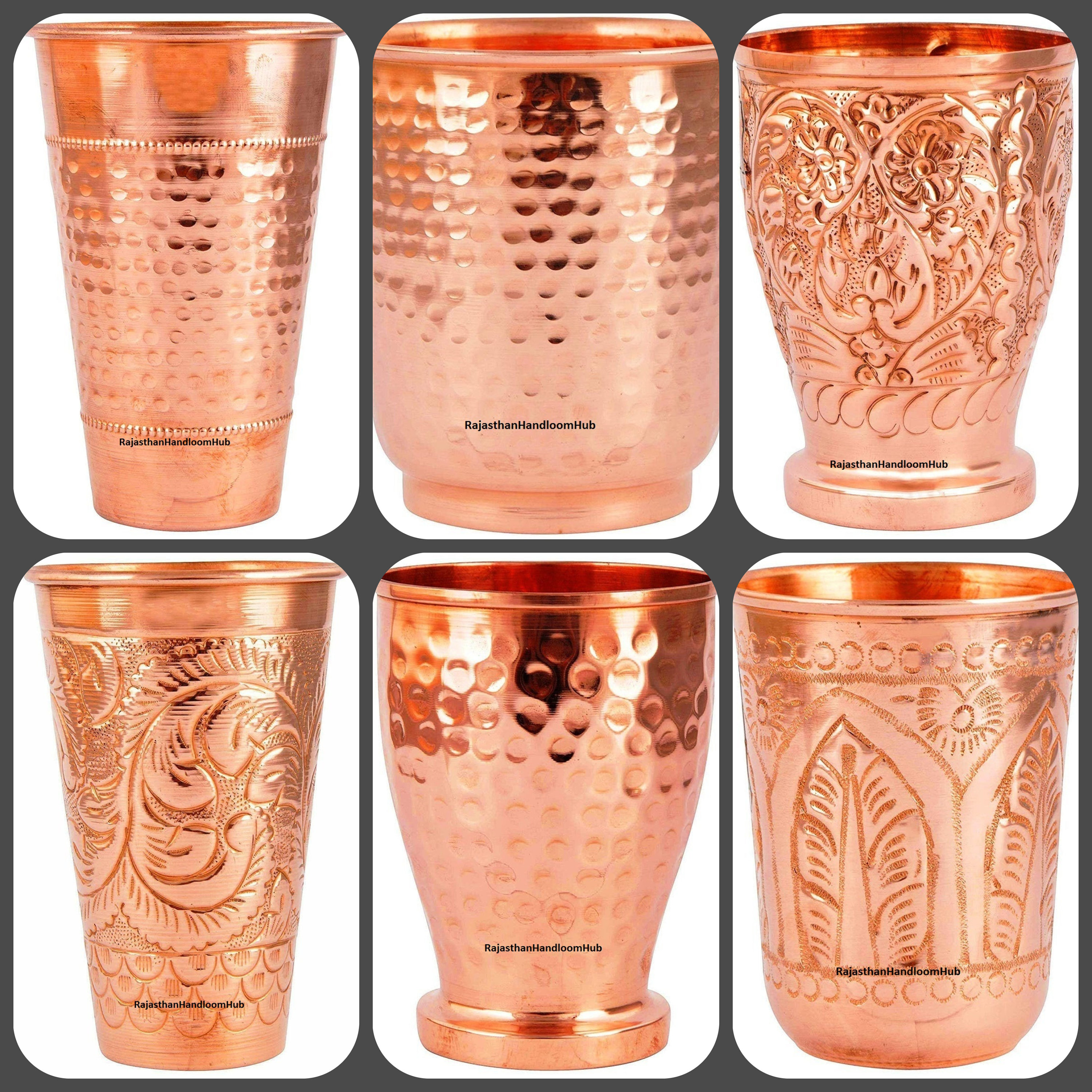 Kitchen, Dining & Bar Home & Garden PURE 100 COPPER HANDMADE HAMMERED