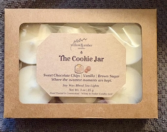 The Cookie Jar - Box Set of 6 Tea Lights