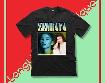 Zendaya Pop Singer Funny Cool Men Women Vest Tank Top Unisex T Shirt 2412 