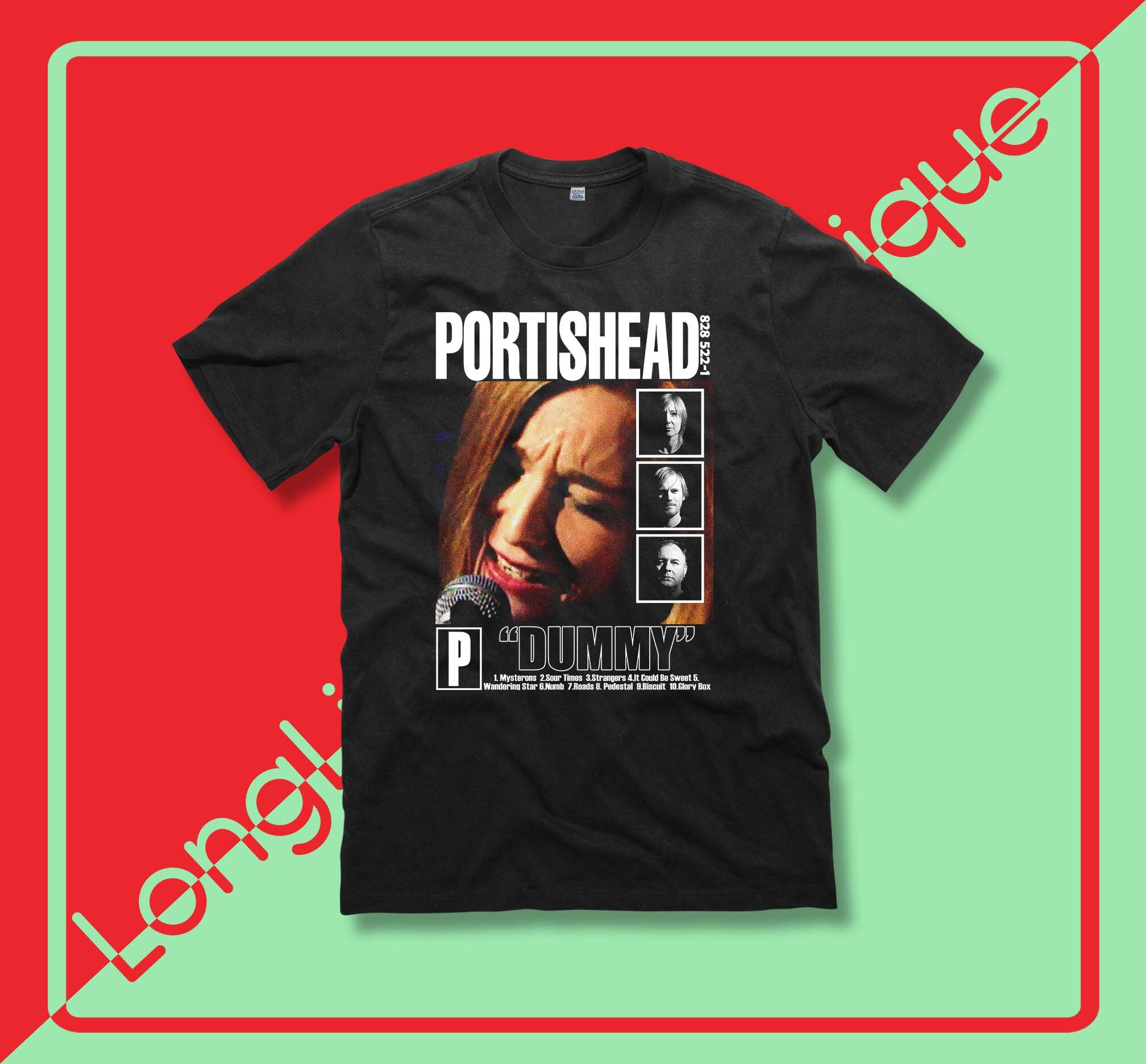 Portishead T Shirt
 Portishead DUMMY Album T shirt New Portishead Shirt Vintage