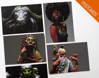 Postcard Set - Miniature Art #03