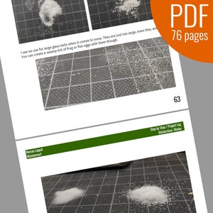 May include: Close-up of white powder on a black and white grid surface. The text "I see no use for large glass balls when it comes to snow. They are just too large, even they are You can create a swamp full of frog or fish eggs with them though." is visible in the image.