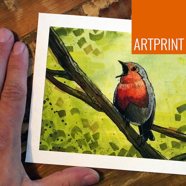 Artprint - Robin