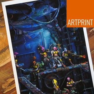 Kunstdruck - Necromunda: Escher Gang Territory