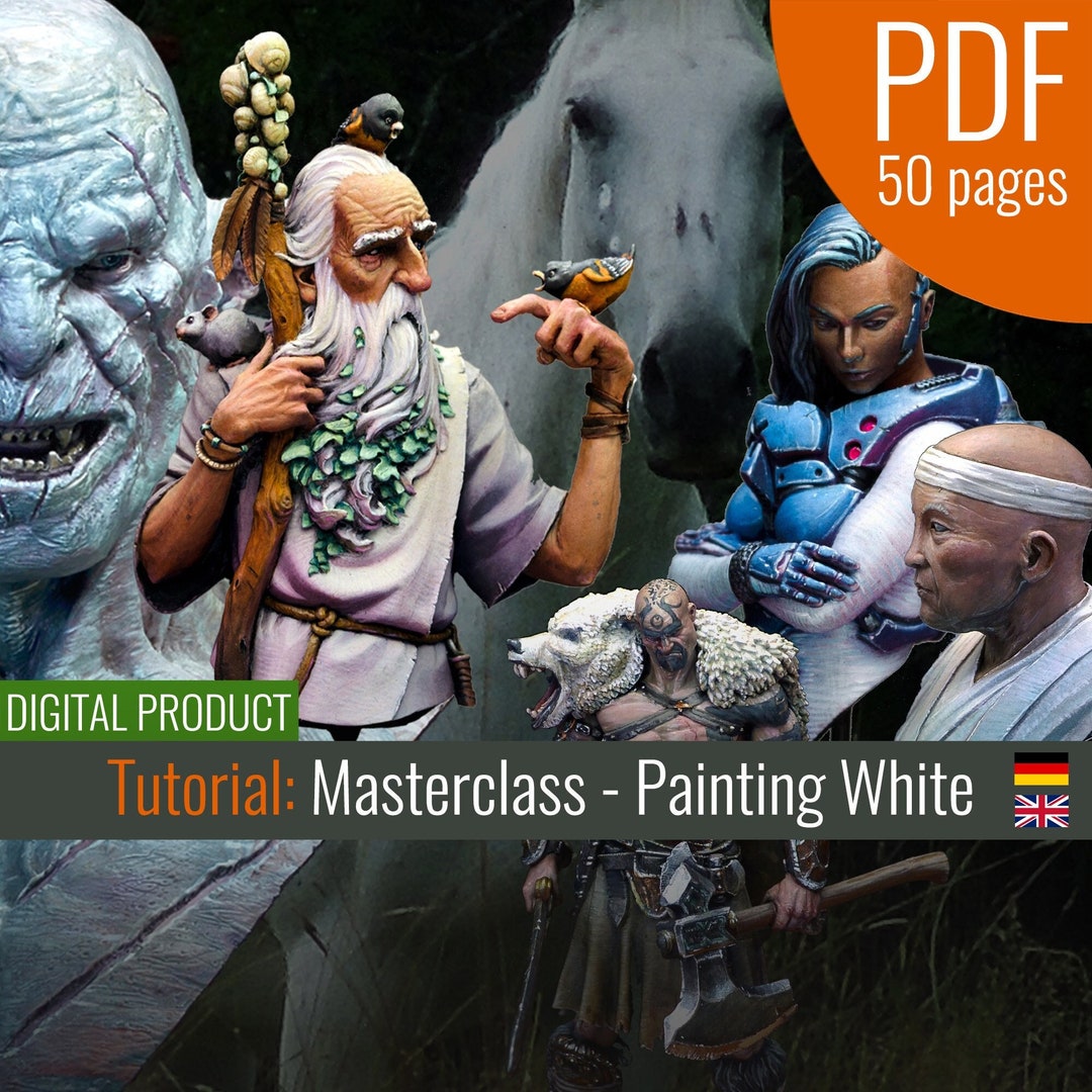 Tutorial - Masterclass: Painting White - Etsy