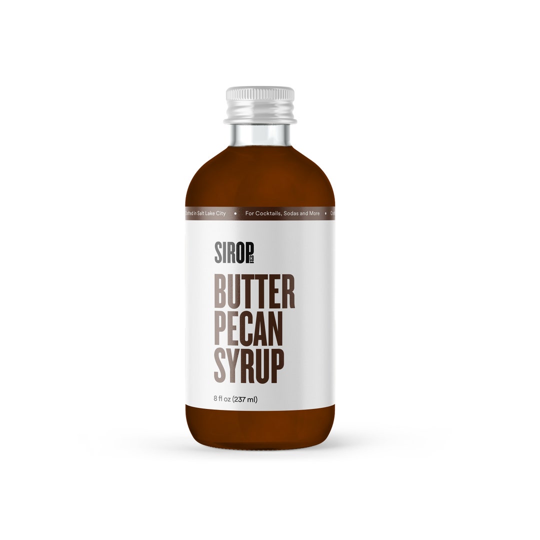 Butter Pecan Syrup Cocktails Seasonal Holiday Etsy