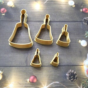 Christmas Handbell Cookie/Fondant/Clay Cutters