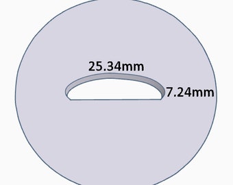 Cup Handle Die #682 for Ceramics