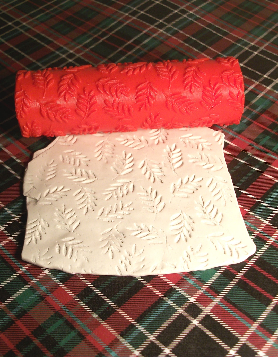 Texture Roller Leaves 4 6 or 8 Inch Etsy