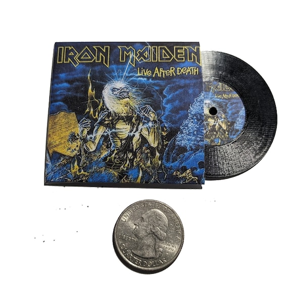 1:6 Scale Album With Cover - Iron Maiden - Live After Death