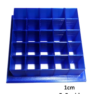 1cm 5x5 Grid for Color Mixing