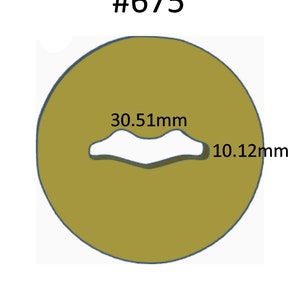 Cup Handle Die #675 for Ceramics