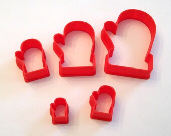 Christmas Mittens Cookie/Fondant/Clay Cutters