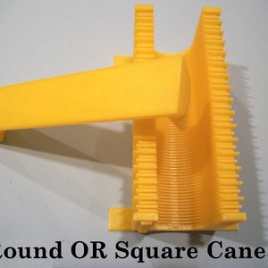 Cane Slicer for up to 1 inch canes.  Precise to the 16th inch (1.5mm).  Comes with a converter to slice square canes.