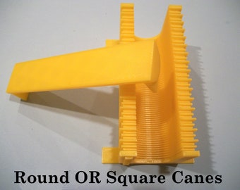 Polymer Clay Cane Slicer - Precise 1/16” Increments, Square Converter