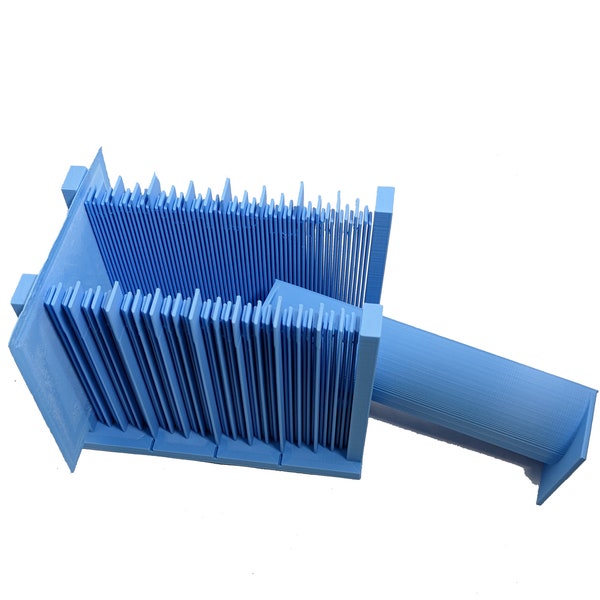 Cane Slicer for up to 1.5 inch canes.  Precise to the 16th inch (1.5mm).  Comes with a converter to slice square canes.