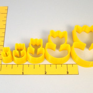 Tulip Cookie/Fondant/Clay Cutters - 5 Sizes Available