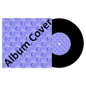 1:6 Scale Album With Cover - Your Custom Design