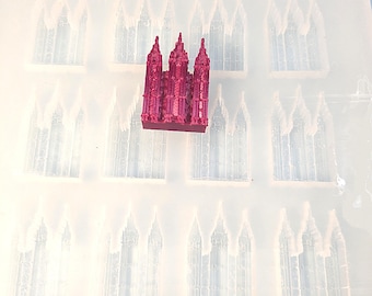 Silicone Mold for 1.5 Inch SLC Temples