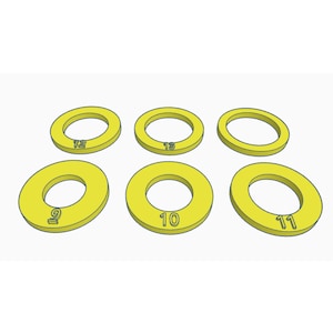 Set #39 - Circle Extruder Die - 9, 10, 11, 12, 13 and 14mm