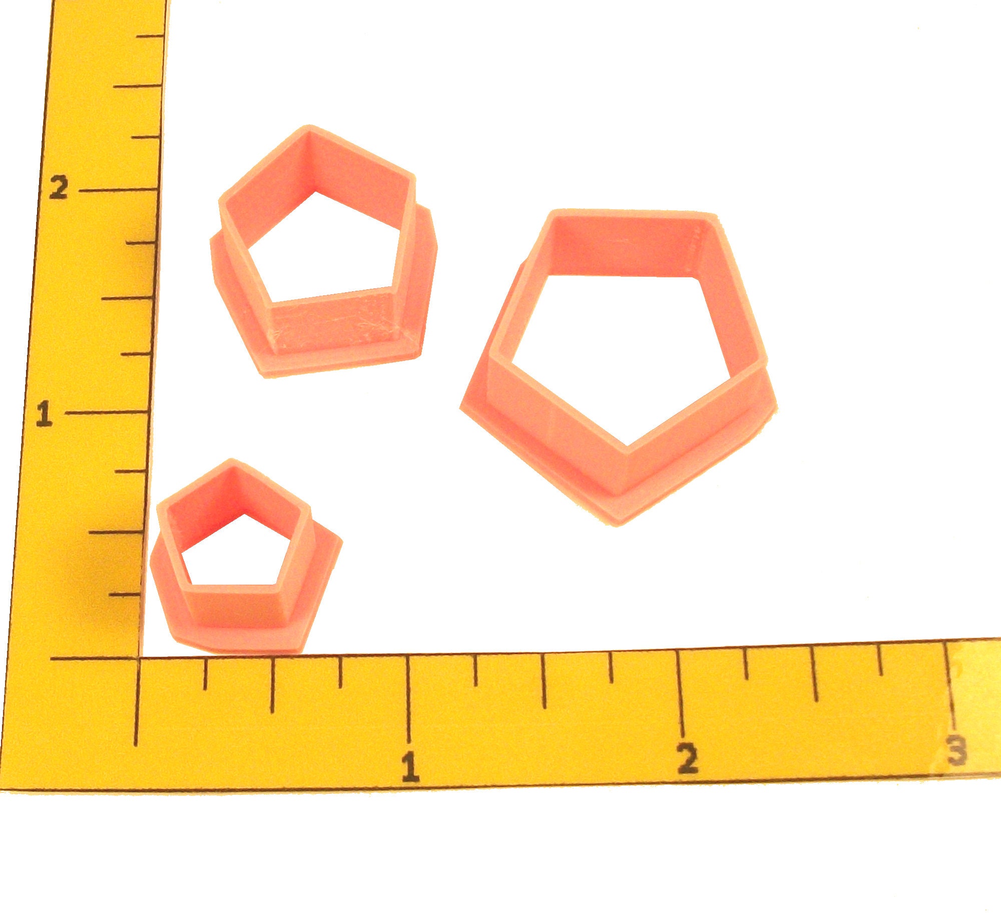 Pentagon Cookie/Fondant/Clay Cutters 5 Sizes Available Etsy