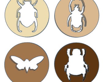 Set #48: Bugs - 4 Extruder Discs