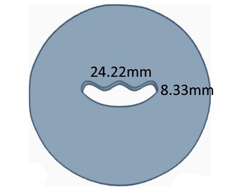 Cup Handle Die #673 for Ceramics