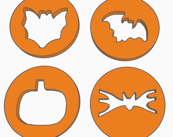 4 Piece Halloween Extruder Disc Set
