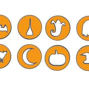 Set #8: Halloween - 8 Extruder Discs