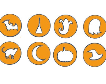 Set #8: Halloween - 8 Extruder Discs
