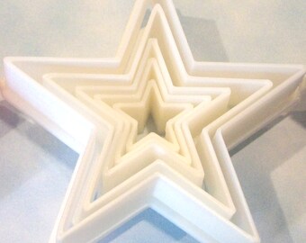 Christmas Star Cookie/Fondant/Clay Cutters