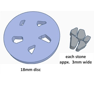 Cobblestones - 18mm Extruder Disc