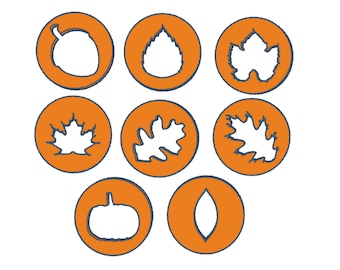 Set #7: Fall - 8 Extruder Discs