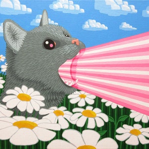 Flowercat Print