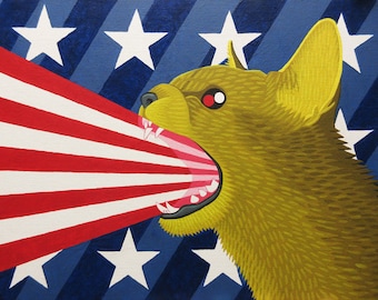 Freedom Kitty Print
