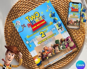 Toy Story Geburtstagseinladung Kinderparty einladen