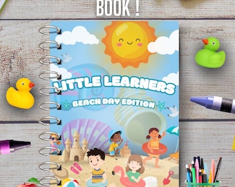 Interaktives E-Book für Kinder von 3 bis 6 Jahren, Vorschul-Buch für kreative Lernaktivitäten, druckbare und digitale Download
