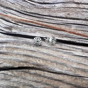 Stamped Stud Earrings
