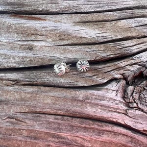 Stamped Stud Earrings