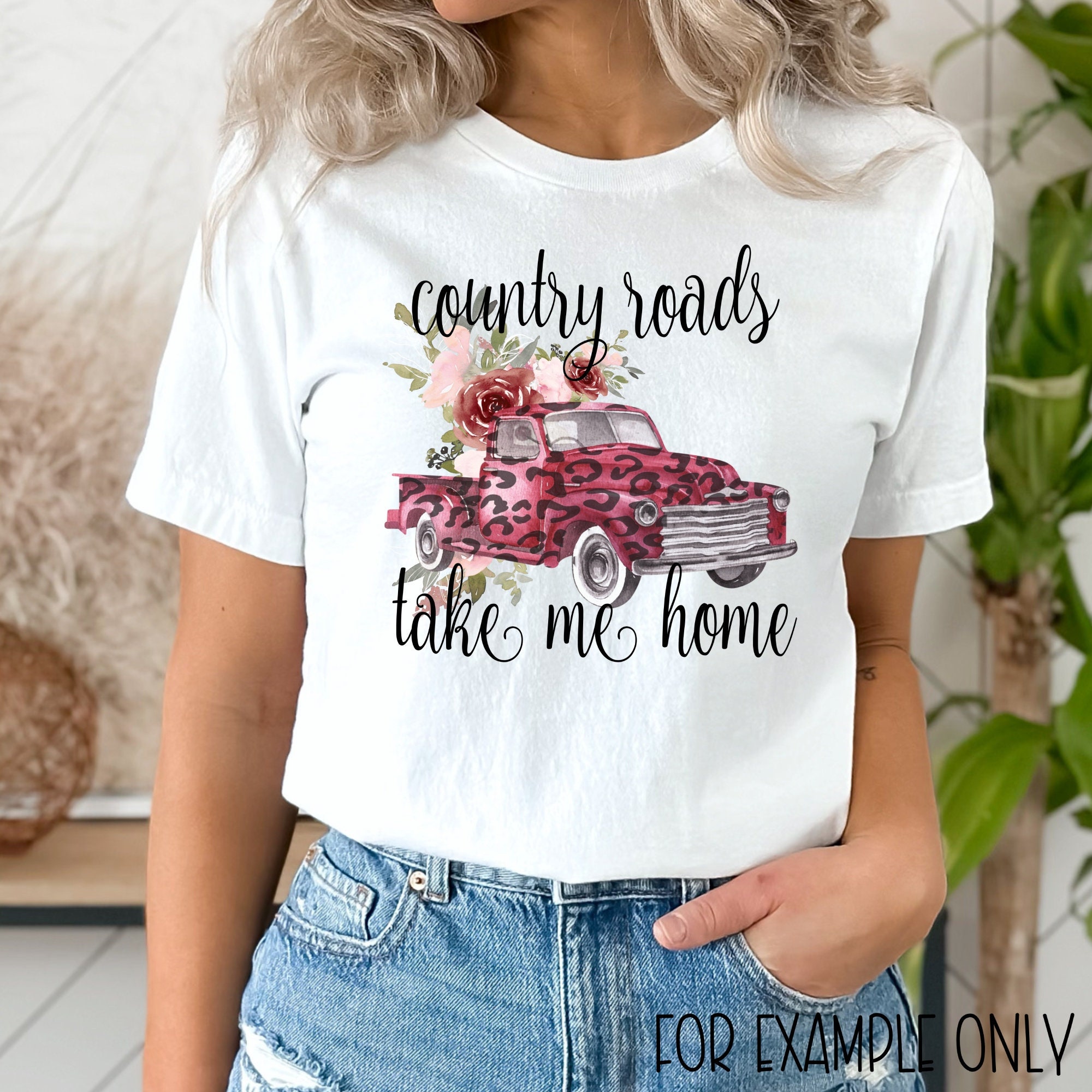 Country Roads Take Me Home Png Country Roads Png Backroad - Etsy