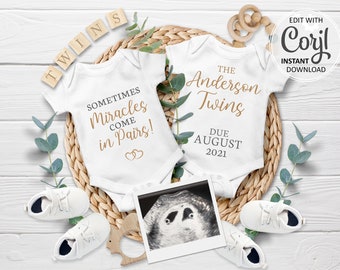 Download Twins Announcement Etsy